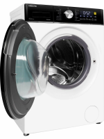Стиральная машина с сушкой HIBERG i-DDQ8-10614 W Inverter, белый/черный