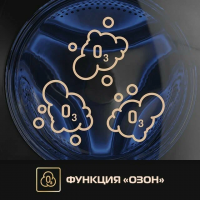 Стиральная машина с сушкой HIBERG i-DDQ8-10614 G Inverter, золотистый/черный