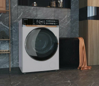Стиральная машина с сушкой HIBERG i-DDQ10-10714 W Inverter, белый/черный