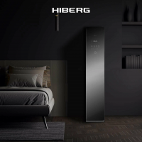 Сушильный шкаф с паром и дезинфекцией HIBERG SD 3G, зеркальное стекло/тёмно-серый
