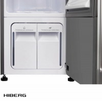 Сушильный шкаф с паром и дезинфекцией HIBERG SD 3G, зеркальное стекло/тёмно-серый