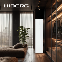 Сушильный шкаф с паром и дезинфекцией HIBERG SD 4GW, белый/стекло