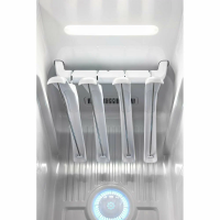 Сушильный шкаф с паром и дезинфекцией HIBERG SD 4GW, белый/стекло