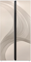 Холодильник Lex LSB530GLID WIND, золотистый