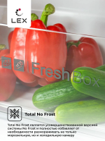 Холодильник Lex LSB530GLID WIND, золотистый