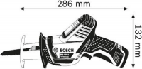 Сабельная пила Bosch GSA 10,8V-LI, 3000ход/мин ДА (060164L902)