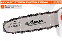 Электрическая цепная пила Sturm! CSC18061, дл.шины:6" (15cm) 1аккум. 2Ач