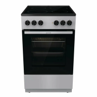 Плита электрическая Gorenje GEC5A12SG, серебристый/черный