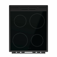 Плита электрическая Gorenje GEC5A12SG, серебристый/черный