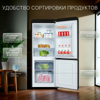 Холодильник Tesler RB-107 BLACK, черный