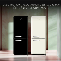 Холодильник Tesler RB-107 BLACK, черный