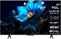 Телевизор QLED TCL 43P7K, Smart TV, черный