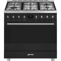Комбинированная плита Smeg C9GMMB2, черный