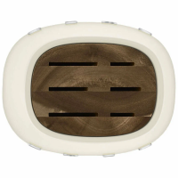 Набор ножей Smeg KBSF02CR, бежевый, сталь, эргономичные, 6 шт. Оригинал