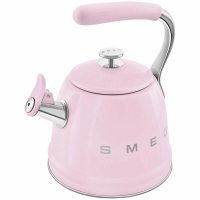 Чайник со свистком Smeg WKF01PK, розовый