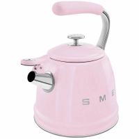 Чайник со свистком Smeg WKF01PK, розовый