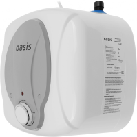 Водонагреватель проточный Oasis Small 6KP, 1.5кВт 6л электрический под раковиной/белый