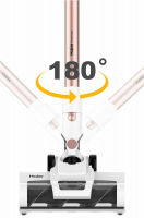 Пылесос вертикальный Haier HVC400, белый/розовое золото