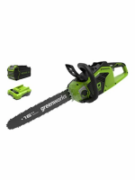 Аккумуляторная бесщеточная пила Greenworks GD40CS18K4 с АКБ 4Ач и ЗУ