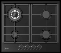Газовая варочная панель Midea MG607B, черный