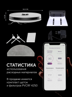 Робот пылесос Polaris IQ Home PVCR 4250, белый