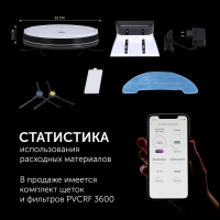 Робот пылесос Polaris PVCR G2 0926W, белый