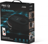 Робот пылесос Red Solution RV-RL6100S, черный