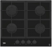Газовая варочная панель Beko HILG 64325 SDX, черный