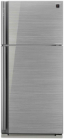 Холодильник Sharp SJ-XP59PGSL (серебристый/стекло)
