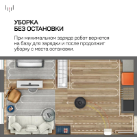 Робот пылесос Okami U100 Plus, черный