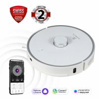 Робот пылесос Polaris PVCR 0905 WIFI IQ Home Panorama Aqua, белый