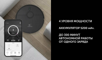 Робот пылесос Polaris PVCR 4500 WIFI IQ Home, черный