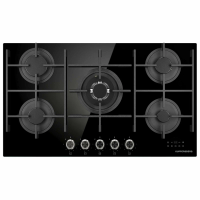 Варочная поверхность газовая Kuppersberg FG 98 B, черный/закаленное стекло