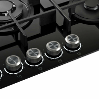 Варочная поверхность газовая Kuppersberg FG 98 B, черный/закаленное стекло