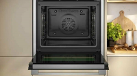 Электрический духовой шкаф Neff B24CR71N0, черный/серебристый