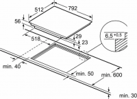 Варочная панель индукционная Siemens EX801LYC1E, черный