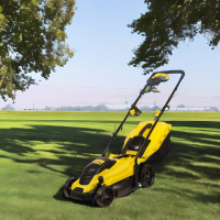 Газонокосилка роторная Champion EM3313, 1300Вт