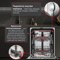 Посудомоечная машина встраиваемая AEG FSE72537P, узкая