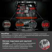 Посудомоечная машина встраиваемая AEG FSE72537P, узкая