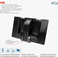 Газонокосилка роторная Hyundai LE 4620S 1800Вт, синий