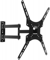 Кронштейн для телевизора Hyundai GL-N3, черный 20"-65" макс.25кг настенный поворотно-выдвижной и наклонный