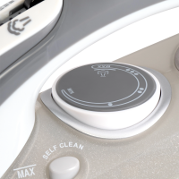 Утюг Hyundai H-SIP2700 2700Вт, белый/серый