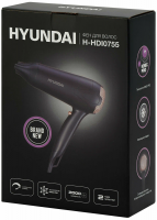 Фен Hyundai H-HDI0755 2000 Вт, черный матовый