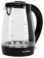Чайник электрический Hyundai HYK-G2011, черный