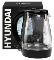 Чайник электрический Hyundai HYK-G2011, черный