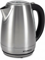 Чайник электрический Hyundai HYK-S8408, серебристый матовый/черный