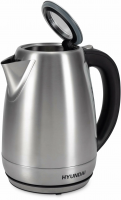 Чайник электрический Hyundai HYK-S8408, серебристый матовый/черный