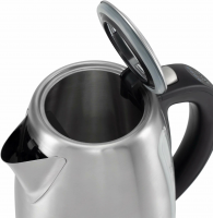 Чайник электрический Hyundai HYK-S8408, серебристый матовый/черный