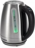 Чайник электрический Hyundai HYK-S8408, серебристый матовый/черный