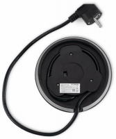 Чайник электрический Hyundai HYK-S8408, серебристый матовый/черный